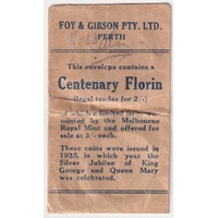 1934/5 Foy & Gibson Paper Bag (Perth) Very Fine