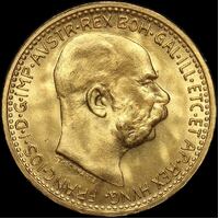 Austria 1912 10 Corona KM# 2816 Uncirculated