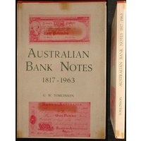 Australian Banknotes 1817-1963 Tomlinson Book