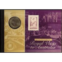 2006 50 Cent Royal Visit Prestige Coin and Stamp Booklet