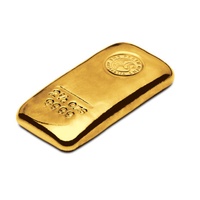 Gold Two and a Half Ounce Ingot 99.99% Pure