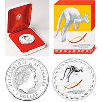 2006 Silver One Ounce Proof Coin Australia Japan Year of Exchange