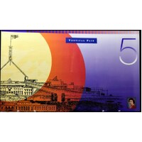 1996 Five Dollar Uncut Vertical Pair Deluxe