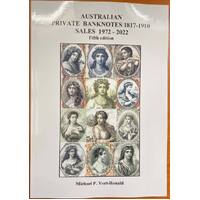 Australian Private (Pre Federation) Banknote Pedigrees Book By Mick Vort-Ronald