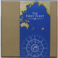 2008 Silver 1 Ounce Proof Coin And Medal Set First Fleet Jigsaw