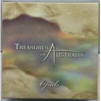 2008 Silver 1 Ounce Proof Coin Treasures Of Australia Opals