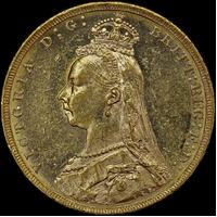 1890 Melbourne Jubilee Head Sovereign good EF