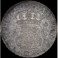 Mexico 1765 Silver 8 Reales / Pillar Dollar KM#105 Uncirculated