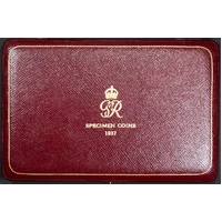 Great Britain 1937 Proof Coin Set (15) In Presentation Case