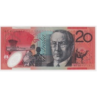 2007 $20 Note Stevens/Henry R421a Extremely Fine - Solid Serial HF 07 111111