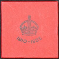 Great Britain 1935 Silver Jubilee Medallion (32mm) in Presentation Case Uncirculated