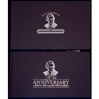 1991/1994 Matched Pair 25th And Triple Anniversary Banknote Portfolios