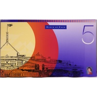 1996 Uncut Block of Four Five Dollar Notes - Deluxe Serials