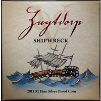 2011 Silver 1 Dollar Proof Coin Zuytdorp Shipwreck