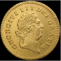 1803 Gold Third Guinea George III S#3739 good VF