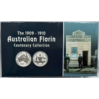 Cook Islands 2005 Silver Two Coin Proof Set Australian Florin Centenary