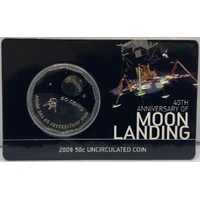 2009 50 Cent Uncirculated Coin Moon Landing