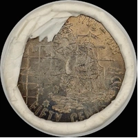 1988 50 Cent Mint Roll Bicentennial (Tails/Tails)