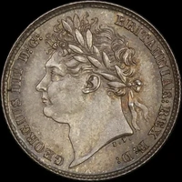 1825 Silver Sixpence George IV S# 3822 PCGS MS64