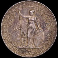 1902-B  Great Britain Silver Trade Dollar KM#T5 good VF