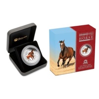 2014 Silver 2 Ounce Proof Coin Lunar Horse Perth ANDA Show Special