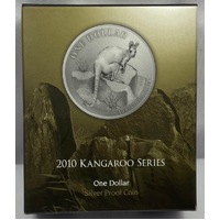 2010 One Dollar Silver Kangaroo Proof Rock Wallaby