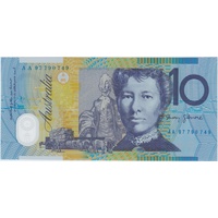 1997 $10 Note AA97 First Prefix Macfarlane/Evans R318bF Uncirculated