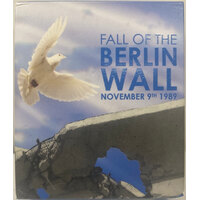 Tuvalu 2009 Silver 1 Dollar Proof Coin 20th Anniversary of The Fall of The Berlin Wall