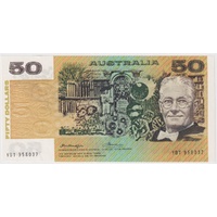 1976 $50 Note Centre Thread Knight/Wheeler R506A Uncirculated