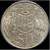 1966 50 Cent Silver Round Gem Unc (PCGS MS65)