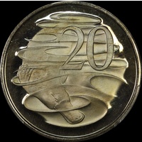 Australia 1966 Proof 20 Cents PCGS PR68DCAM