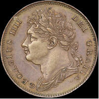 1821 Copper Farthing George IV S#3822 good EF