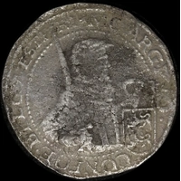 Netherlands (West Friesland) 1622 Silver Rijksdaalder KM#15.1 about VF Ex Batavia shipwreck