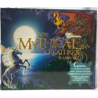 2011 1 Dollar Coin Set Young Collectors Mythical Creatures