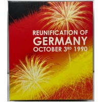 Tuvalu 2010 Silver 1 Ounce Proof  Reunification of Germany