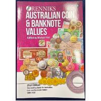 Renniks Australian Coin & Banknote Values 31st Edition Book