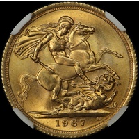1967 Gold Sovereign Elizabeth S#4125 Uncirculated