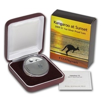 2009 One Dollar Silver Proof Kangaroo At Sunset F12 Privy Mark