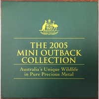 2005 Gold Platinum Silver Proof Coin Set Mini Outback Collection