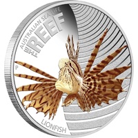 2009 Silver Half Ounce Proof Reef - Lionfish