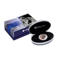 Cook Islands 2009 Silver 1 Dollar Orbit Series First Man on the Moon