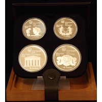 Canada 1973 - 1976 Set of 28 Silver $5 and $10 Coins Montreal Olympics