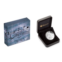 2010 Silver 1 Ounce Proof Great Composers - Gustav Mahler