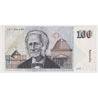 1984 $100 Note Johnston/Stone Missing Part Serial / Flap Error R608 GEF