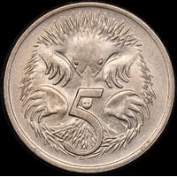 Australia 1972 Five Cents about Unc