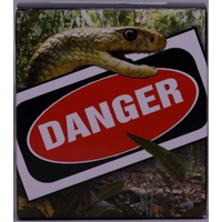 Tuvalu 2010 Silver 1 Dollar Proof Deadly and Dangerous - Eastern Brown Snake