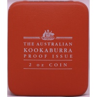 2002 Silver Two Ounce Proof Coin - Kookaburra