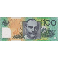 2010 $100 Note Macfarlane/Evans  EL10 Last Prefix R621bL Uncirculated