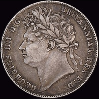 1824 Silver Halfcrown George IV S#3807 Very Fine