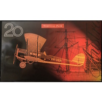 1998 Twenty Dollars Uncut Vertical Pair Premium Red Serials